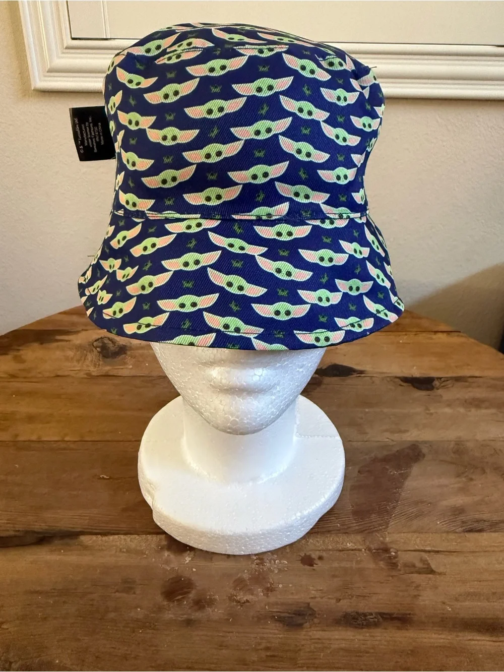 Star Wars Kids Bucket Hat in Grey with Baby Yoda Graphic